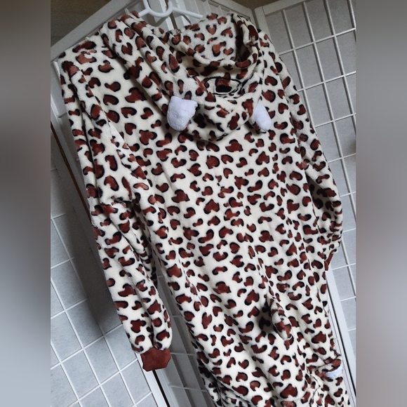 Leopard Onesie Costume - Adult Large - Picture 4 of 5